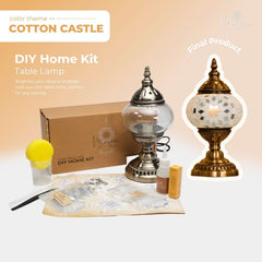 DIY Turkish Mosaic Lamp Kit – Cotton Castle Color Design