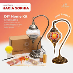 DIY Turkish Mosaic Lamp Kit – Hagia Sophia Design Theme