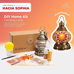 DIY Turkish Mosaic Lamp Kit – Hagia Sophia Design Theme