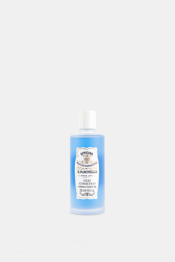 Santa Maria Novella Olio Cosmetico huile vitaminée corps bleue 250 ml Firenze 1221