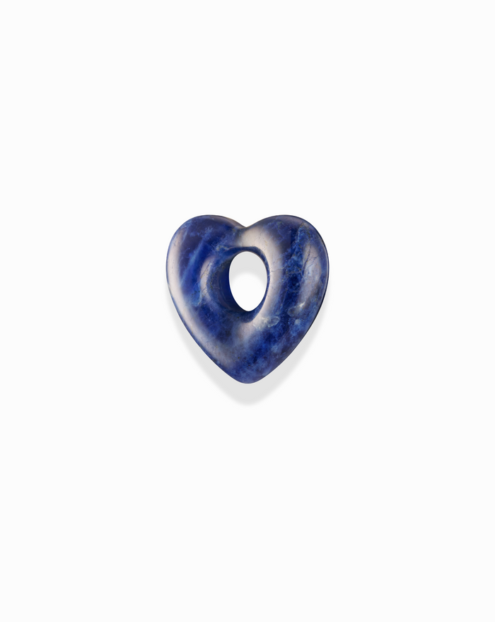 Lola Heart Gemstone Spacer - Mod + Jo - Jewelry built to last, advanced plating technology