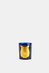 Trudon bougie classique Madurai 270g verre bleu nuit médaillon doré collection FW26