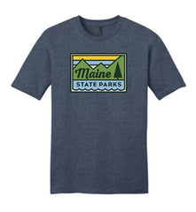 Maine State Parks Heathered Navy Tee