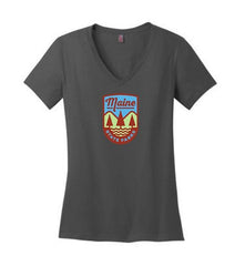 Maine State Parks Women's Charcoal Tee