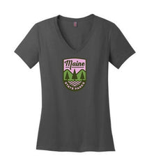 Maine State Parks Women's Charcoal Tee