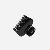 Medium Black Swirl Hair Claw