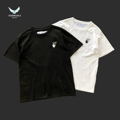 Off - White Mini Face Logo T-Shirt – Black/White - ESSENTIALS EGYPT