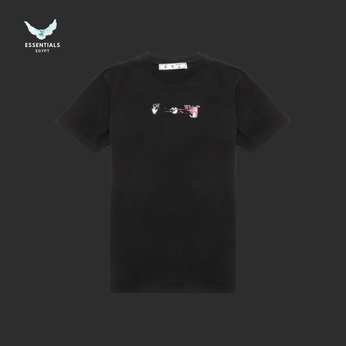 Off - White Minimal Logo Tee – Black/White - ESSENTIALS EGYPT