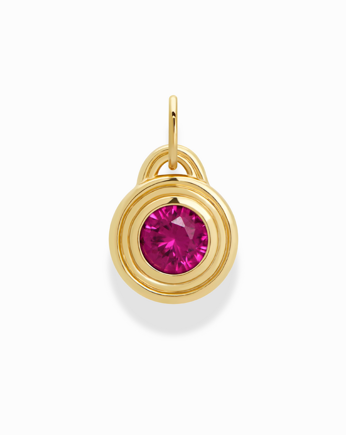 Monroe Birthstone Charm - Mod + Jo - Jewelry built to last, advanced plating technology