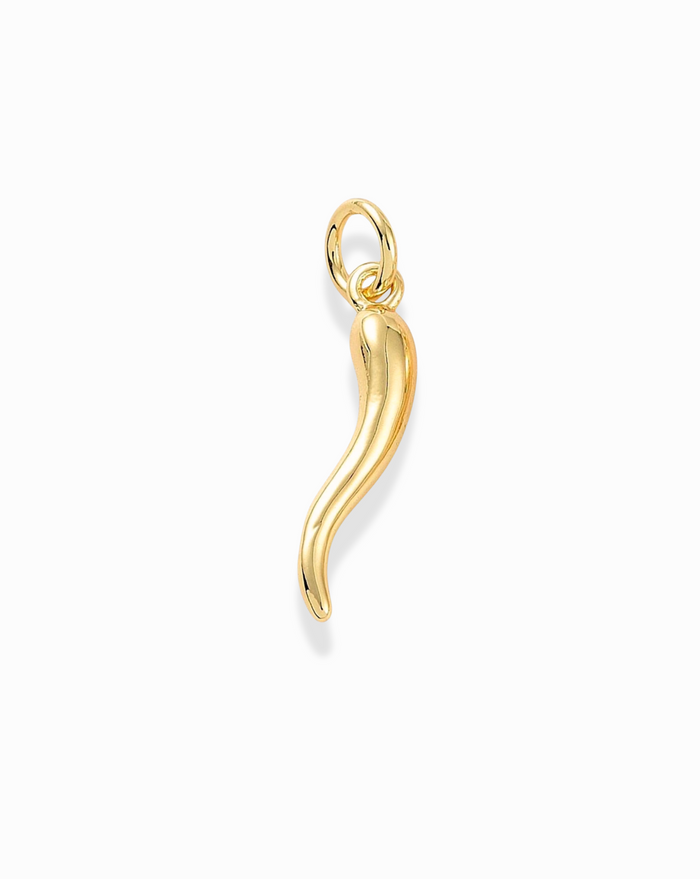 Nico Italian Horn Charm - Mod + Jo - Jewelry built to last, advanced plating technology