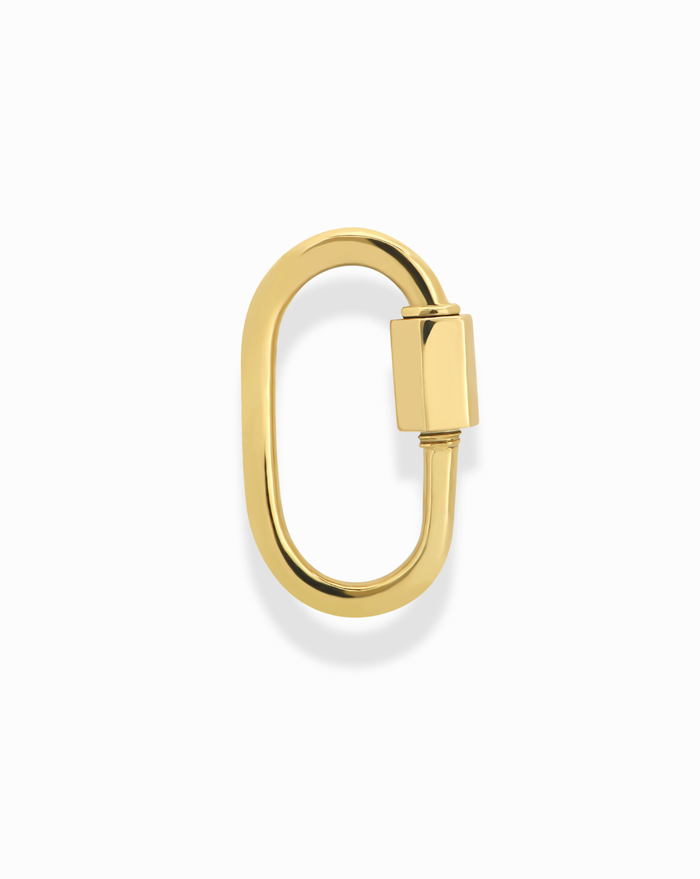 Nora Lock Carabiner - Mod + Jo - Jewelry built to last, advanced plating technology