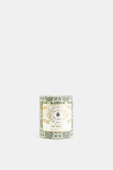 Santa Maria Novella bougie Pot Pourri 250g emballage cylindrique fond blanc motifs ornementaux vert et or
