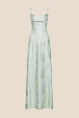 Dreamy Pink Straps Long Dress