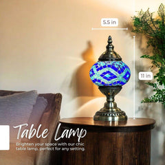 Ready-made Mosaic Lamp - Aegean Wave