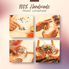 Ready-made Mosaic Lamp - Festive Diamonds