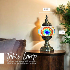 Ready-made Mosaic Lamp - Rainbow Starburst
