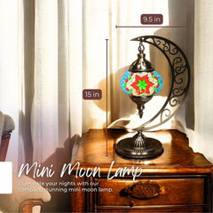 Ready-made Mosaic Lamp - Ruby Green Star