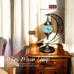 Ready-made Mosaic Lamp - Sapphire Sunflower