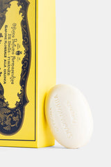 Santa Maria Novella savon floral boîte jaune dorée vintage écrin luxe Officina Profumo Firenze 1612