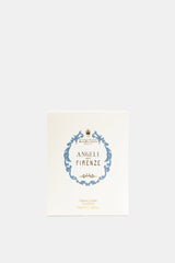 Santa Maria Novella savon liquide Angeli di Firenze boîte blanche ornements bleus calligraphie dorée 250ml