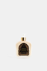 Santa Maria Novella crème corps parfumée Tabacco Toscano 250 ml flacon pompe ivoire et or