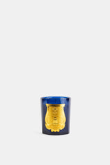 Trudon bougie classique Tadine 270g verre bleu nuit médaillon doré armoiries collection luxe