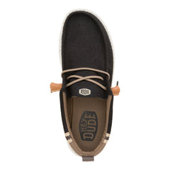 Wally Craft Linen - Black/Walnut