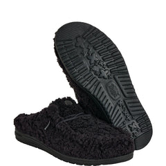 Wally Slipper - Black/Black