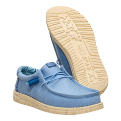 Wally Stretch Canvas - Faded Denim/Boulder Tan