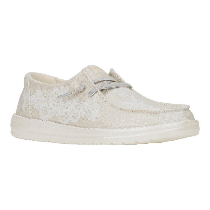 Wendy Floral Lace - Egret