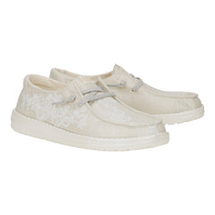 Wendy Floral Lace - Egret