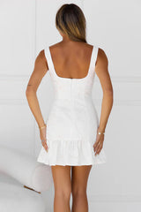 Dreamscapes Unfolding Mini Dress White