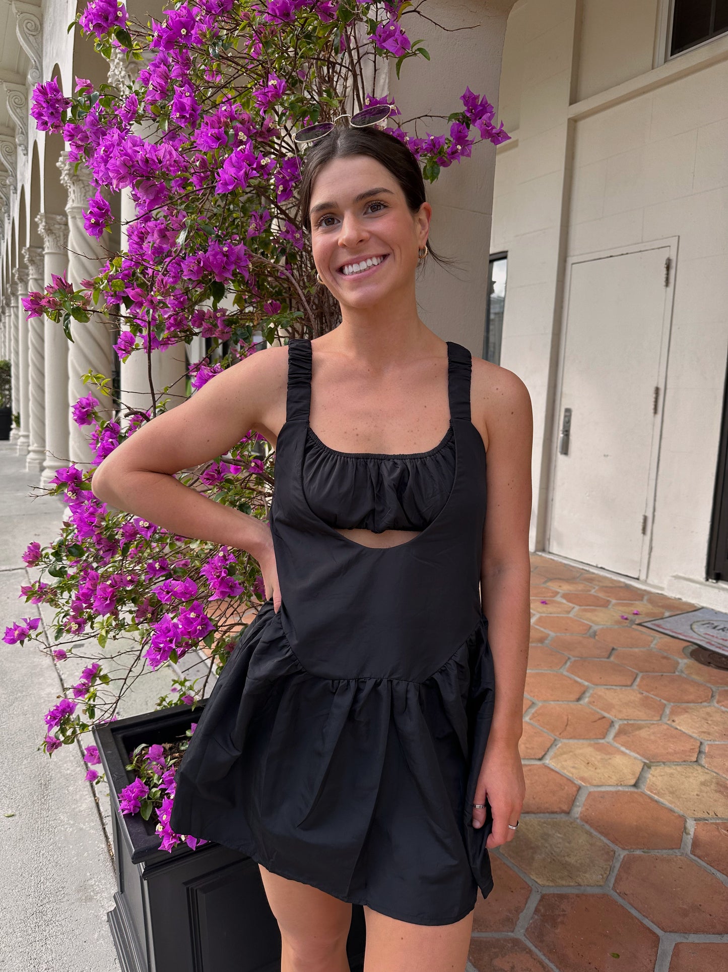Go For It Active Dress in Black