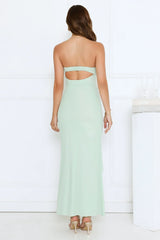 Can’t Get Enough Strapless Maxi Dress Sage