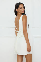 Enchanted Waltz Mini Dress White