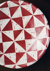 Hannah Watts Diamond Platter | Grape Multi