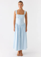 Emmalina Midi Dress - Blue