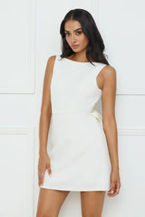 Enchanted Waltz Mini Dress White