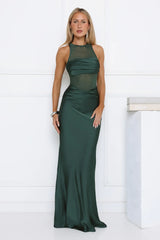 Captivating Smile Maxi Dress Green
