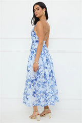 Deep Dive Maxi Dress Blue