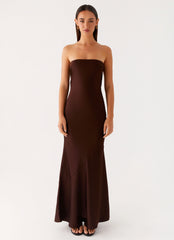 Endless Nights Maxi Dress - Chocolate