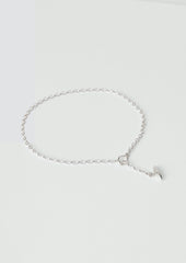 Sally Lacock Pod Toggle Silver Necklace | Silver