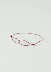 Helena Rohner Silver Bead String Bracelet | Plum/Silver