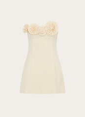 Patsie Strapless Mini Dress - Yellow