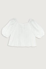 PUFF SLEEVE OFF THE SHOULDER TOP