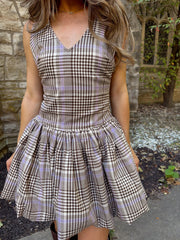 Vivienne Plaid Mini Dress