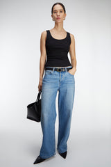 MID-RISE WIDE LEG  JEAN