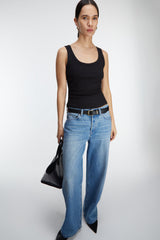MID-RISE WIDE LEG  JEAN