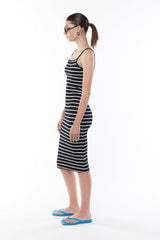FITTED STRIPED DRESS