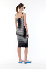 FITTED STRIPED DRESS